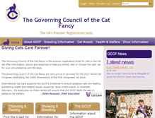 Tablet Screenshot of gccfcats.org